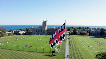 st. george's flag pole